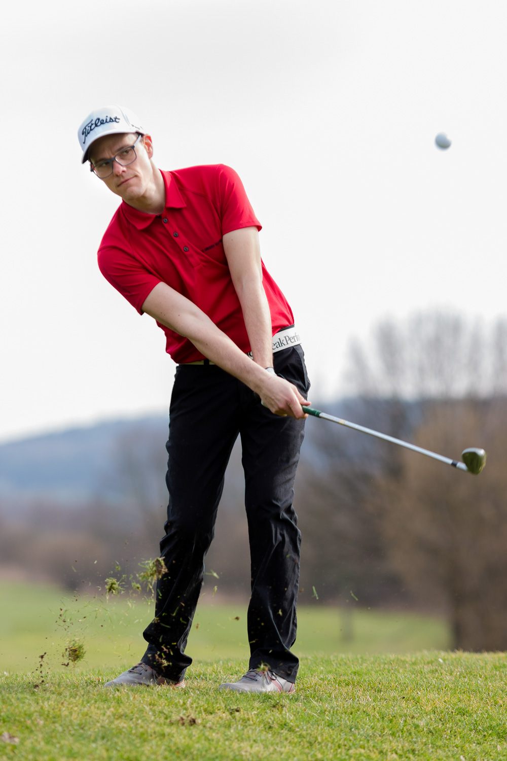 Golfer Benno Rudel in Dresden Ullersdorf