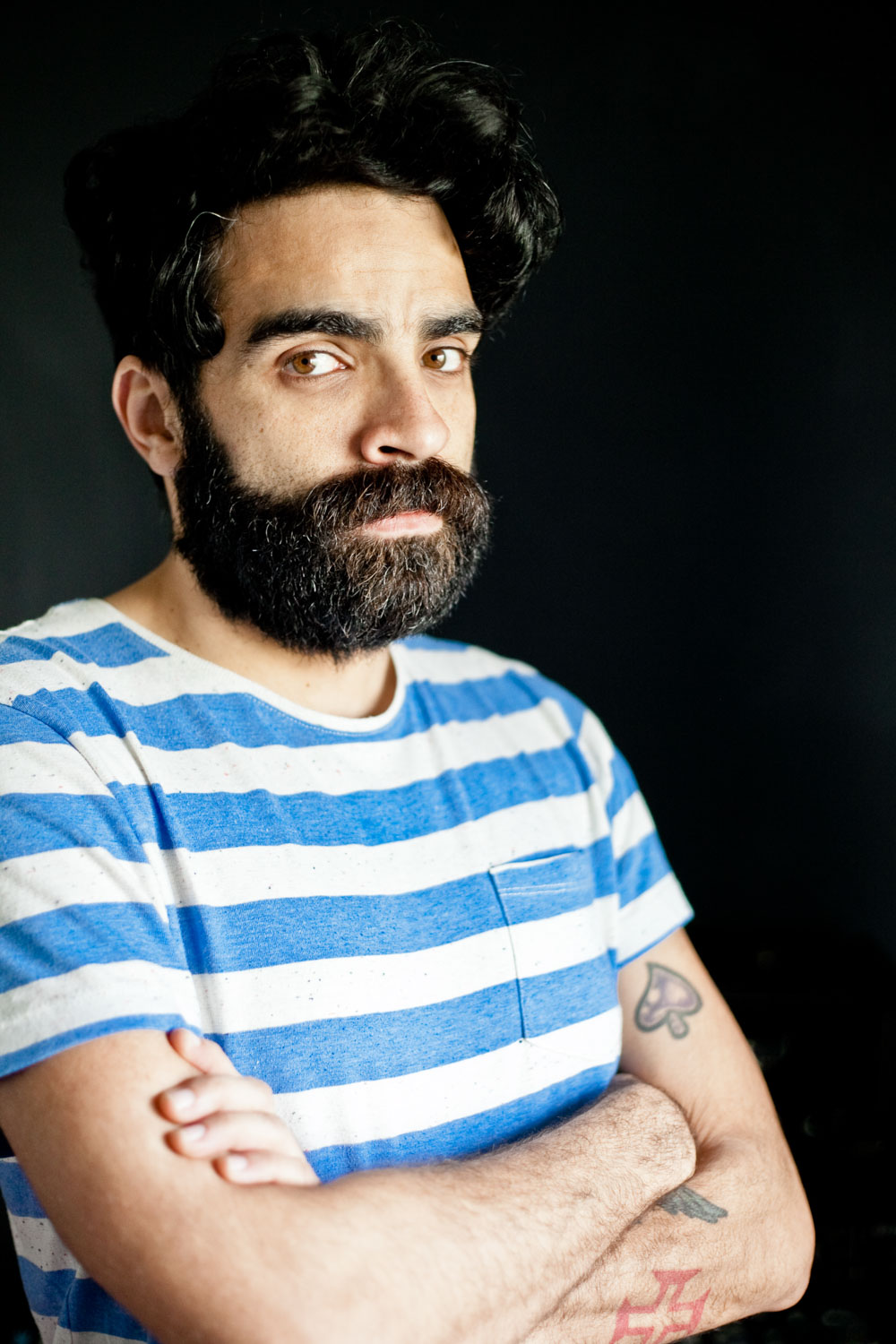 artist portrait of Ben Monteiro from the band D`Alva in Lisboa