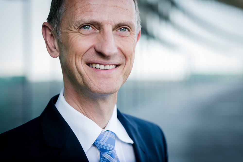 Businessportrait für Bewerbung für eine leitende Stellung