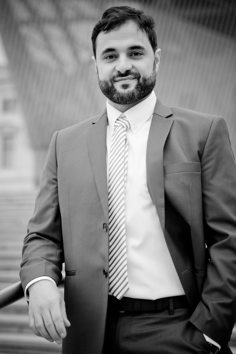 Businessportrait für führende Position in der Luftfahrtindustrie