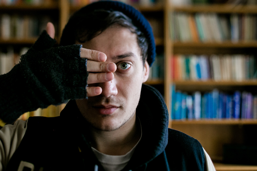 Musikerportrait von Songwriter John van Deusen in Dresden