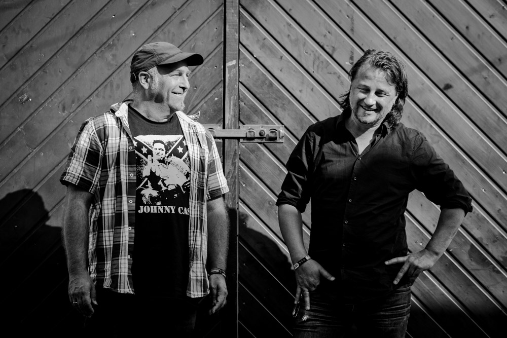 Künstlerportraits von Jay und Gofi vom Hossa-Talk-Podcast