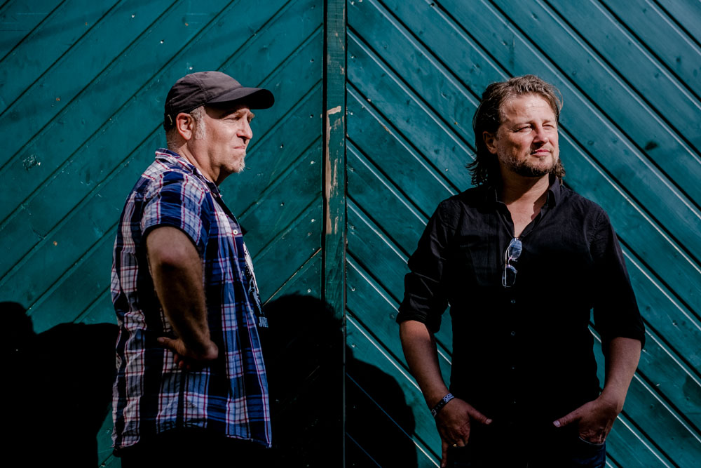 Künstlerportraits von Jay und Gofi vom Hossa-Talk-Podcast