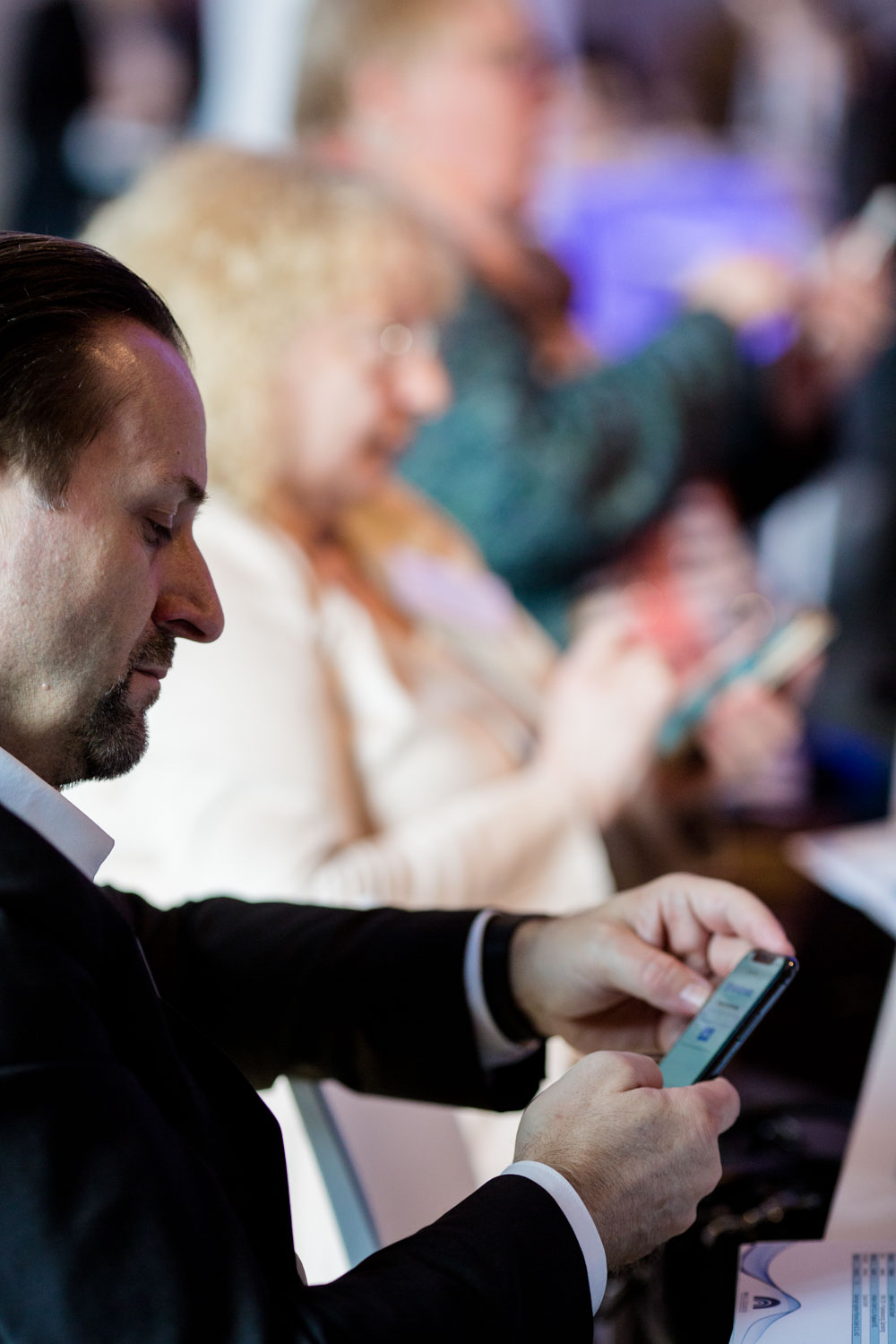 Manager bei Konferenz in Berlin