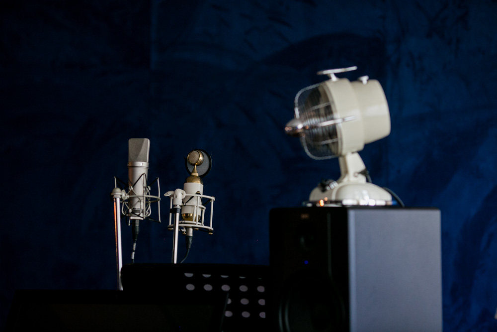 Mikrofone im Castle-Studio Röhrsdorf