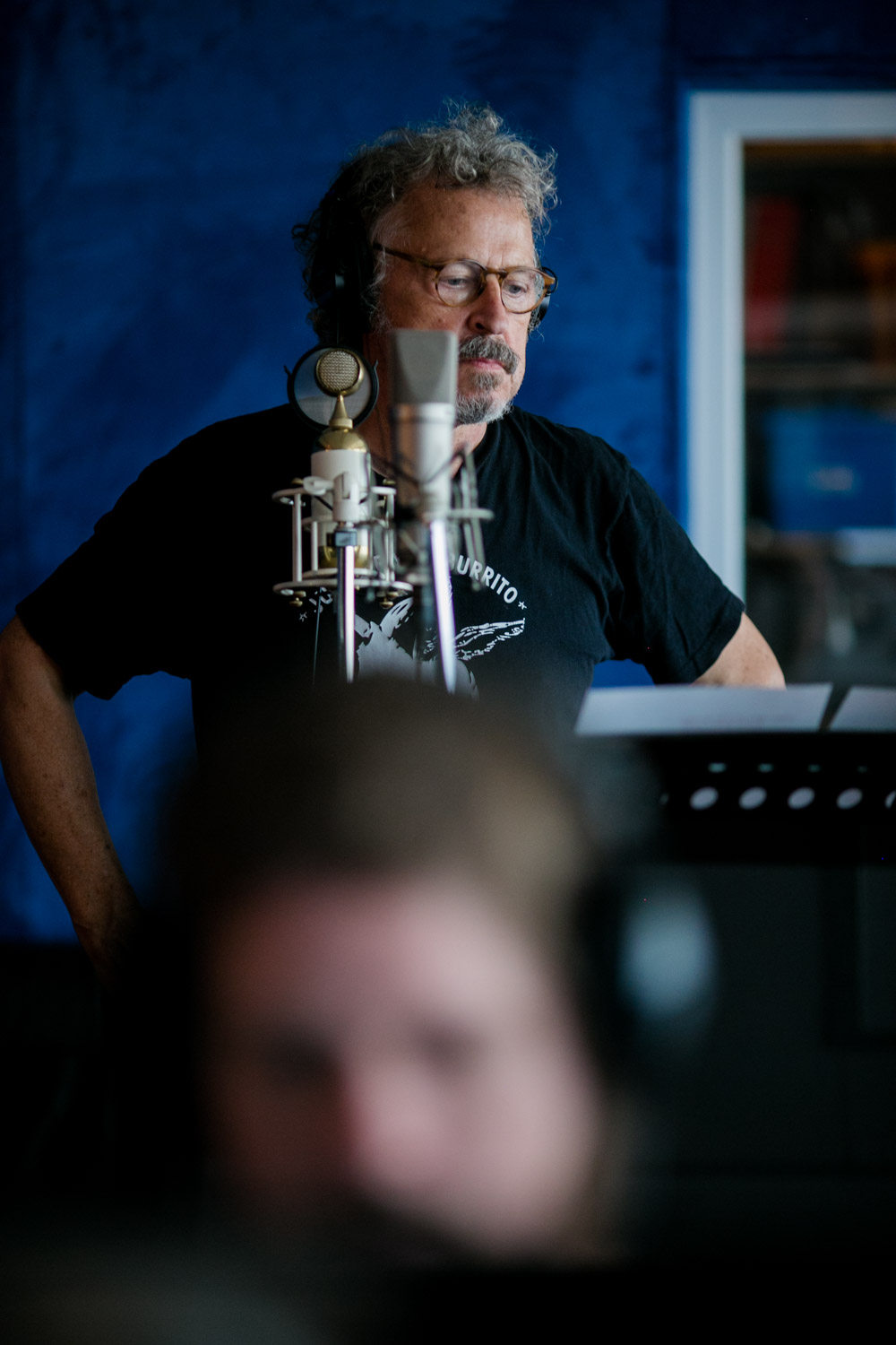 Wolfgang Niedecken von BAP im Studio
